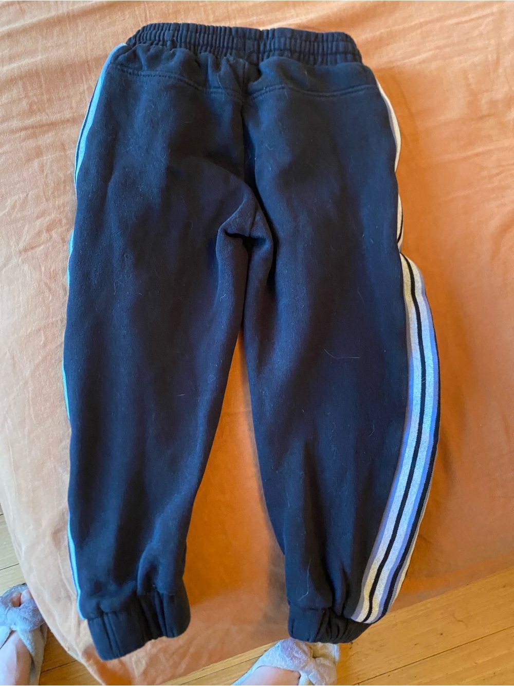 Deux par deux Joggers with Blue & White Side Stripes